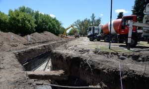 Nuevas obras en La Plata para fortalecer el sistema de drenaje y reducir el riesgo de anegamientos