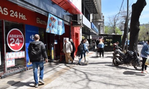 El microcentro de La Plata, sin vendedores ambulantes