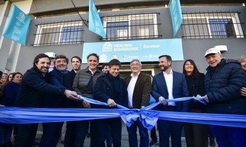 Kicillof y Katopodis inauguraron un nuevo Mercado Bonaerense Fijo