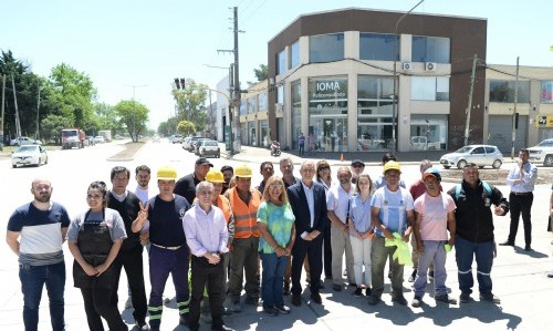 Alak inauguró una obra estratégica para mejorar la circulación y la seguridad vial en Los Hornos