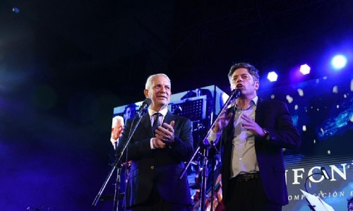 Alak y Kicillof inauguraron la nueva iluminación y sonido de la Catedral de La Plata